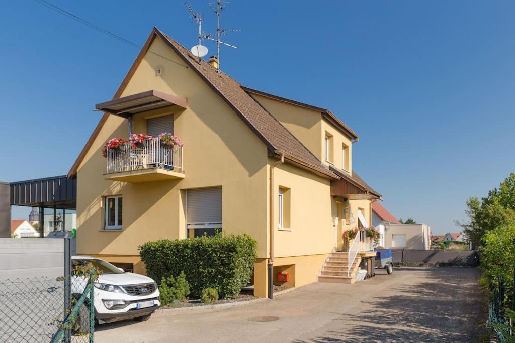 Appartement Climatise 70 M2, Proximite De Colmar Sainte-Croix-en-Plaine Eksteriør bilde